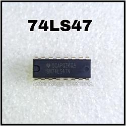 50PCS SN74LS47N 74LS47 HD74LS47P BCD To 7-Segment Decoder IC - DIP-16