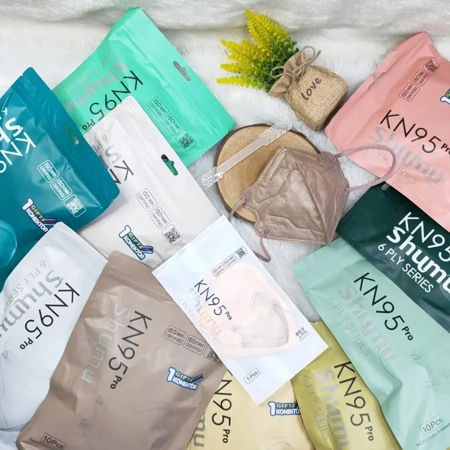 [RECOMENDED] KN95 SHUMU PRO 6PLY SINGEL PACK KEMENKES 1PACK ISI 10PCS