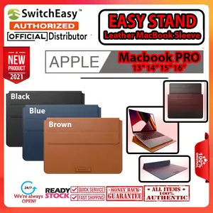 Leather Case for Apple Macbook Pro M1 13 14 15 16 Inch SWITCHEASY EASY STAND