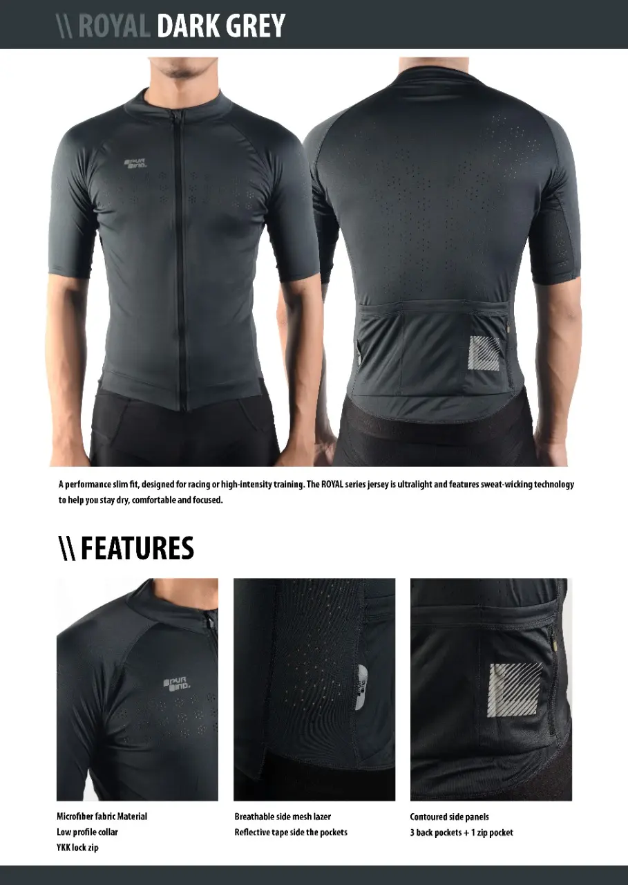 PVRIND Jersey Roadbike Royal Series