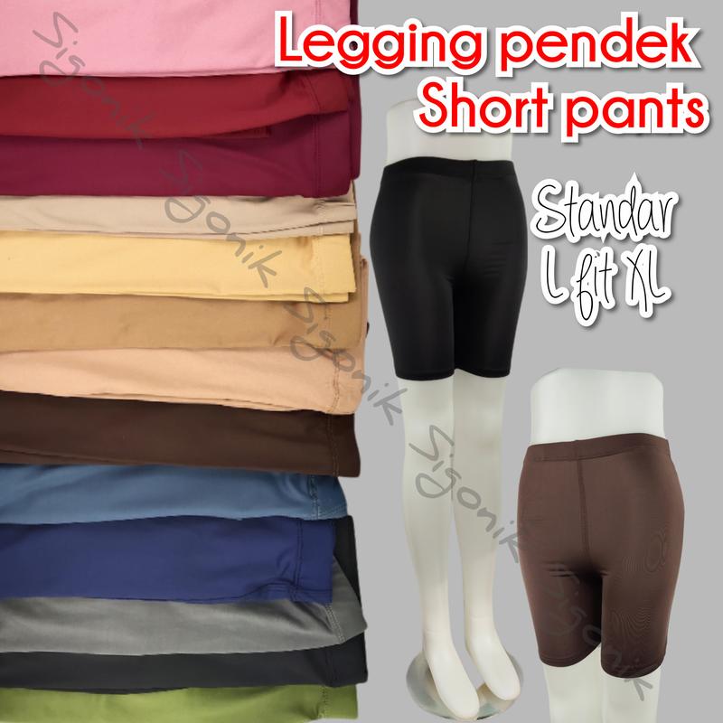 Celana Pendek Short Pants Street Wanita Allsize L fit XL Legging 0