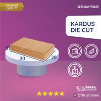 Gambar Kardus 30x20x5 - Kemasan Box Pizza Dus Die Cut Polos Besar Murah Baru dari Gravtor Printing Kab. Tangerang 3 Tokopedia