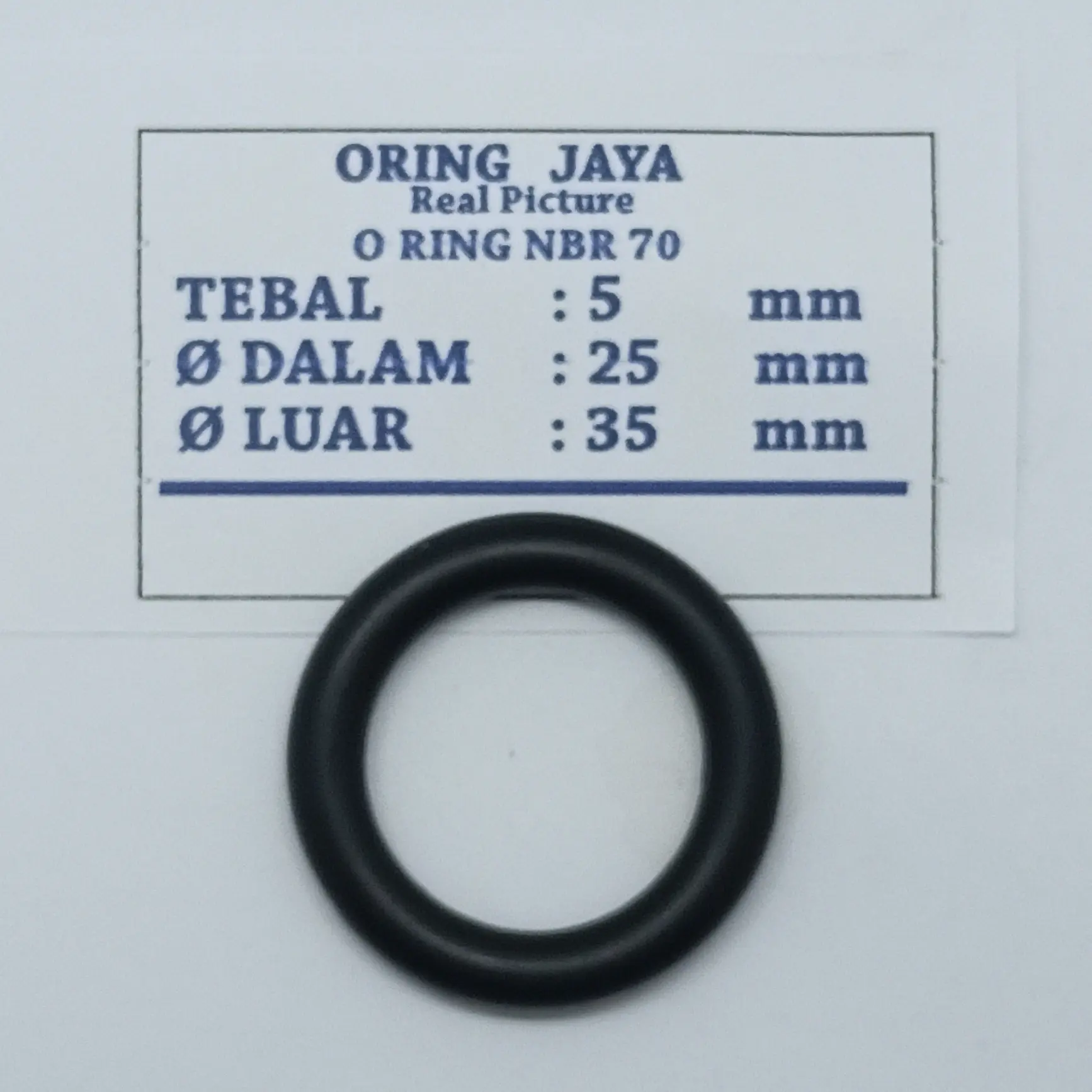 o ring seal 5 x 25 x 35 mm NBR 70