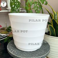 Gambar Pot Bunga Tanaman Plastik Lovenia Mado 32 Putih - LOVENIA PM 8032 dari pilar pot Kota Tangerang 3 Tokopedia