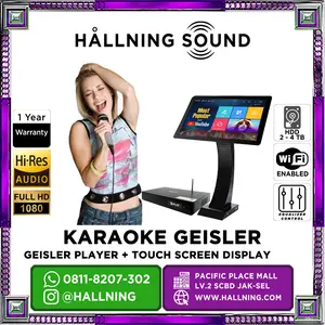 Karaoke Geisler Player + Touchscreen Display HDTV 19 Inch
