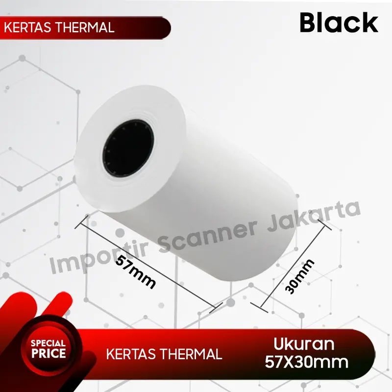 KERTAS STRUK 58MM PRINTER THERMAL 57 x 30 MM UNTUK PRINTER KASIR 0