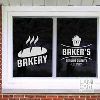 Gambar Sticker Cutting Baker's Stiker Kue Bistro Roti Decal Kaca Dinding Dua - Putih, S dari LANCARI Kota Administrasi Jakarta Pusat 3 Tokopedia