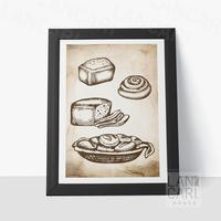 Gambar Dekorasi Cafe Resto Bistro Roti Frame Vintage Retro Dinding Decor Wall - Putih dari LANCARI Kota Administrasi Jakarta Pusat 1 Tokopedia