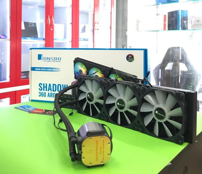 Gambar Hardware PC JONSBO Shadow TW4-360 ARGB Liquid Cooler dari Aringo Computer Samarinda Kota Samarinda Tokopedia