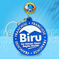 Gambar Gantungan Kunci Franchise Biru - Biru ORI dari Air Minum Biru Kota Surabaya 1 Tokopedia
