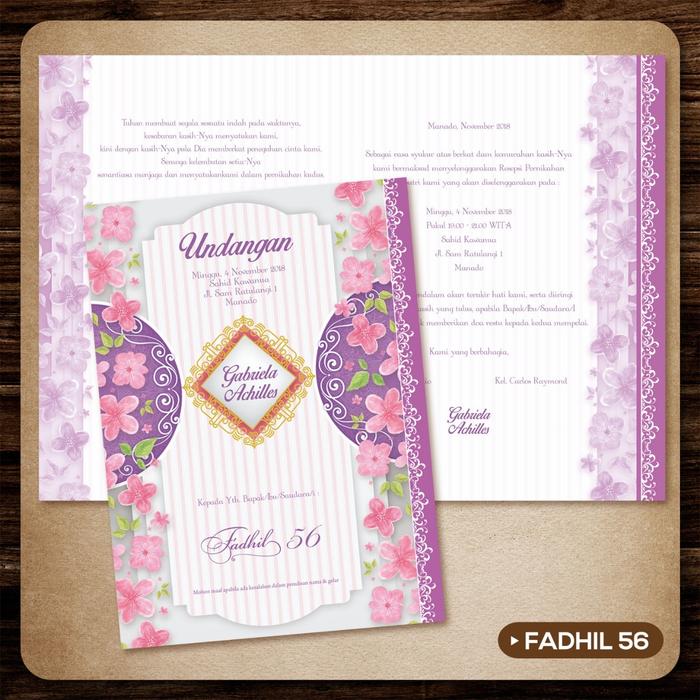 Gambar Obral blangko undangan nikah fadhil 56 murah cantik dari Toko Bintang Kasih Kota Pasuruan Tokopedia