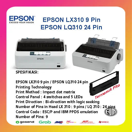 Epson LX 310 / LX310 Dot Matrix Printer 0