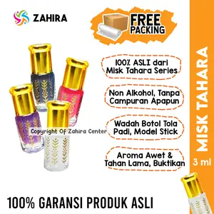 ASLI Misk Tahara 3ml Thaharah Non Alkohol Murni Miss V by Surrati