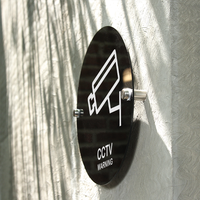 Gambar Sign CCTV Warning Akrilik Stiker + 1 Set Baut Stainless - INPI HOUSE - 20cm dari INPI HOUSE Official Kota Bandung 3 Tokopedia