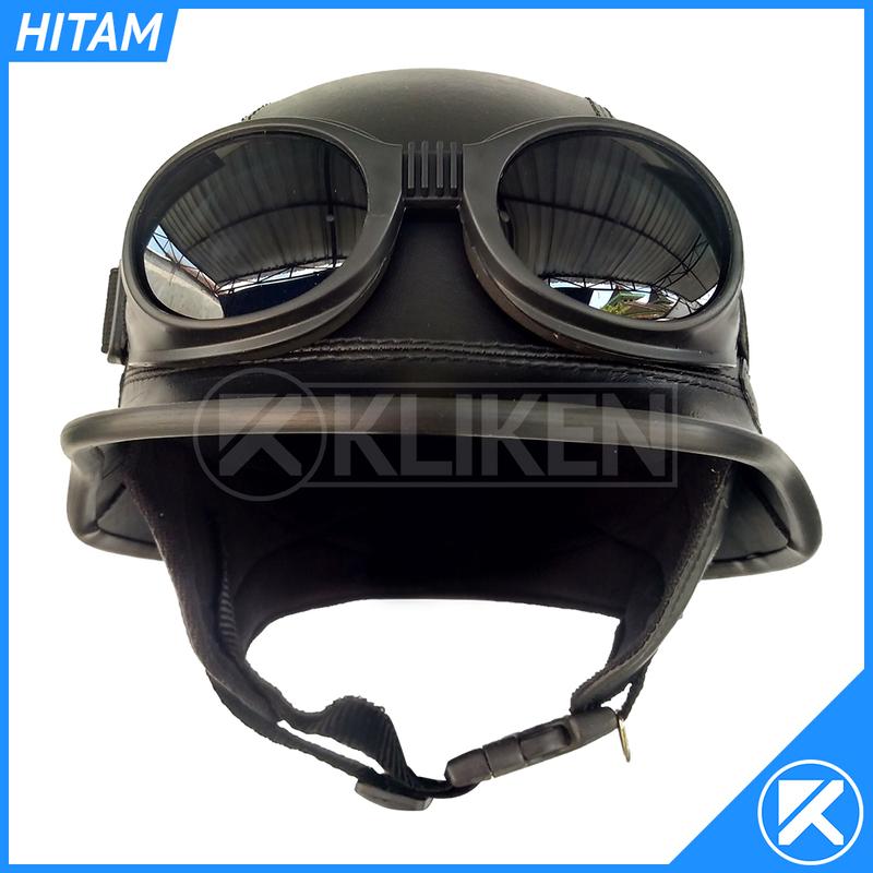 Helm Retro NAZI Model Unik Dengan Kacamata 1