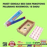 Gambar paket semai benih 3 (gergaji besi & pemotong pelubang rockwool kecil) dari Atapponik Store Kota Surabaya 1 Tokopedia