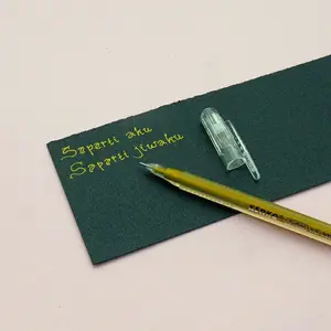 PULPEN TINTA EMAS TINTA PUTIH GELLPEN  PULPEN TINTA GOLD WHITE PEN