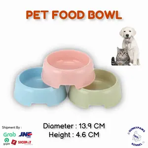 Tempat Makan Hewan Mangkok Makanan Pet Bowl Anjing Kucing Feeder