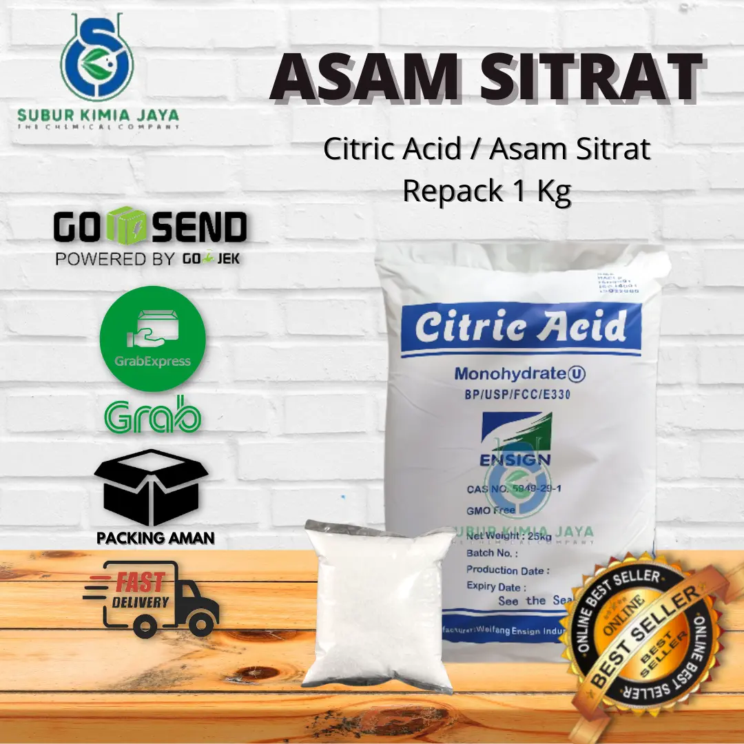 Citric Acid / Citrun / Asam Sitrun ( 1 KG )