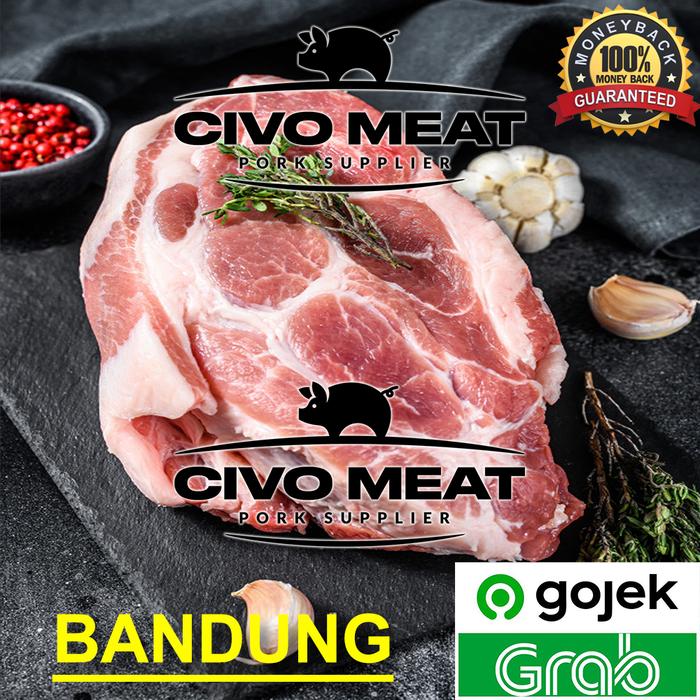 Gambar Kapsim Kembang Babi / Kapsim Atas Daging babi / Pork Shoulder 500g dari CIVO MEAT Bandung Kota Bandung Tokopedia