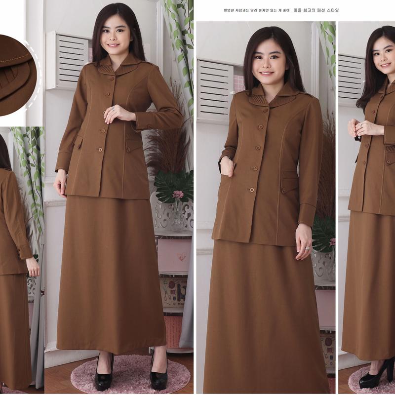 Jas Blazer Wanita Asn Pns Model 7010 Warna Pemda Aceh Set Rok - Shop ...