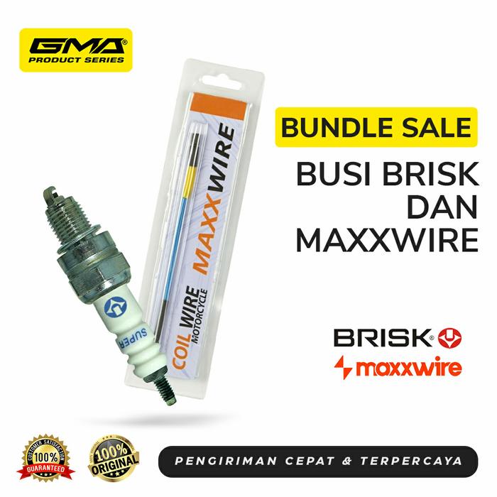 Gambar Paket Busi BRISK COPPER Type N14YC Dengan MAXXWIRE dari GMA Product Series Kota Administrasi Jakarta Barat Tokopedia