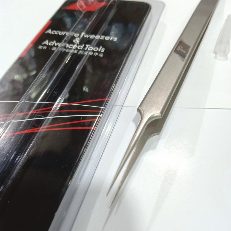 ACCURATE TWEEZERS & ADVANCED TOOLS / PINSET UJUNG LANCIP PANJANG 16CM 2