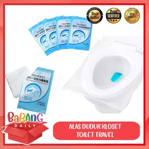 Travel Toilet Seat Cover Disposable Alas Duduk Kloset Toilet Plastik