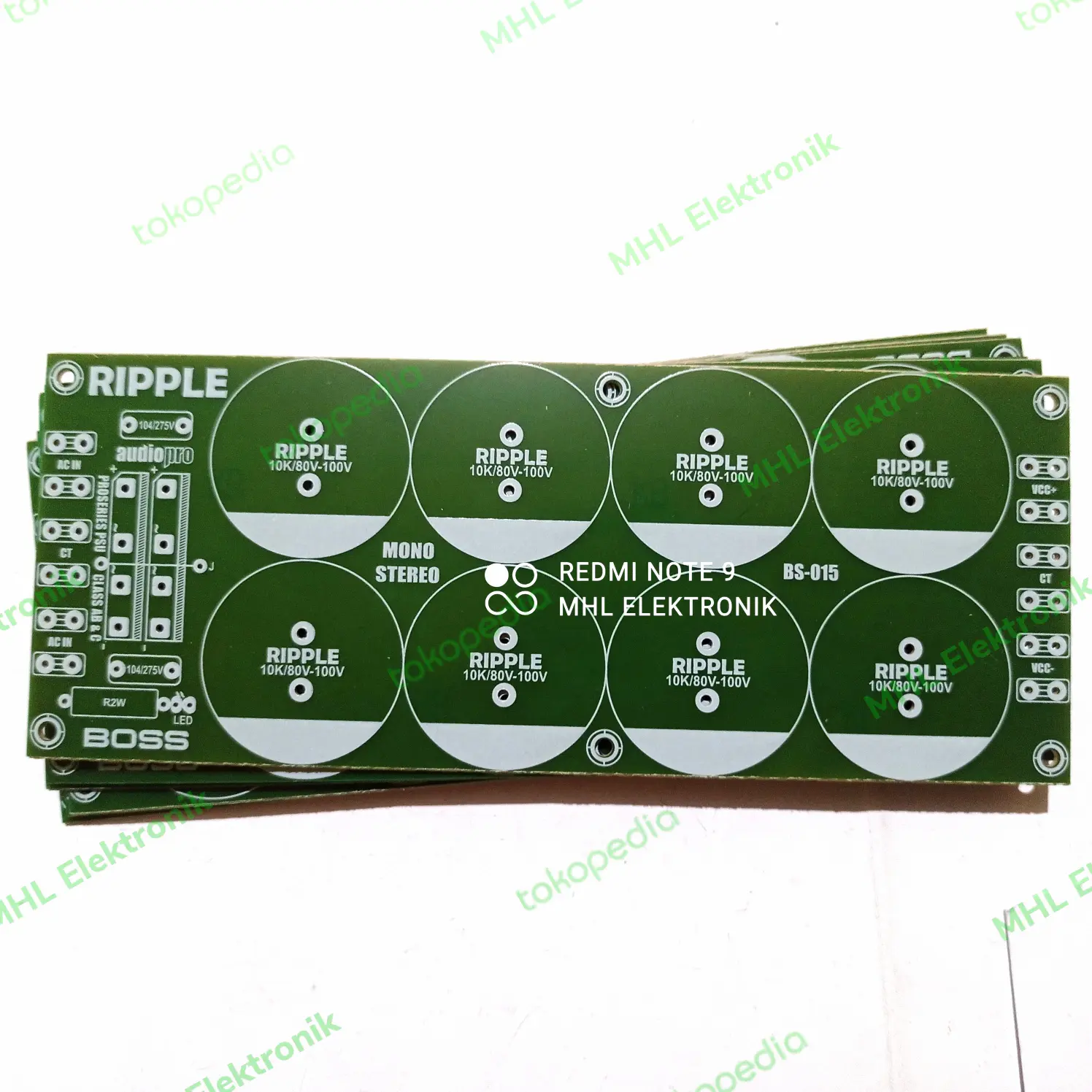 PCB PSU Untuk 8 Elco