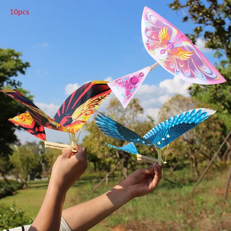 Mainan Anak Burung Rakit isi 10 Pcs Rangka Orange 0