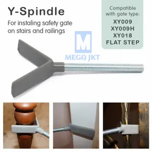 Baby Safe Y-Piece Spindle - Instalasi Safety Gate di Round/Edge