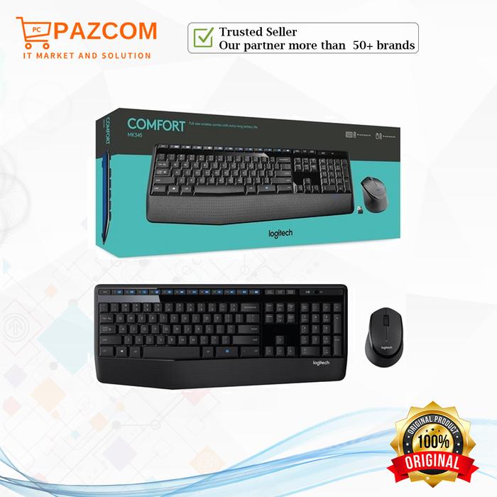 Gambar Logitech MK345 Wireless Combo dari Pazcom Kota Administrasi Jakarta Pusat Tokopedia