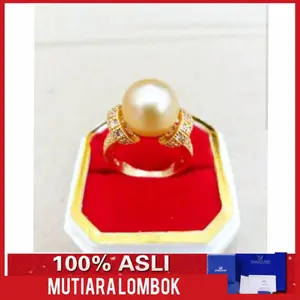 Cincin Mutiara Laut Mutiara Lombok Cincin Mutiara Air Laut Asli