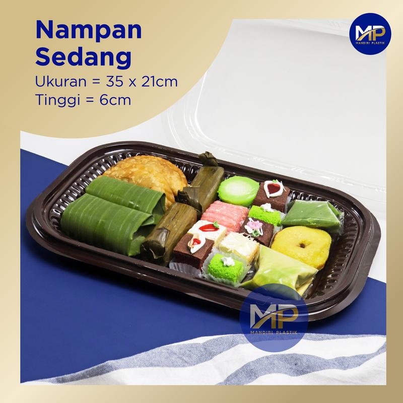 Nampan Mika Plastik Kue SEDANG / Mika Nampan Hantaran M SEDANG ...