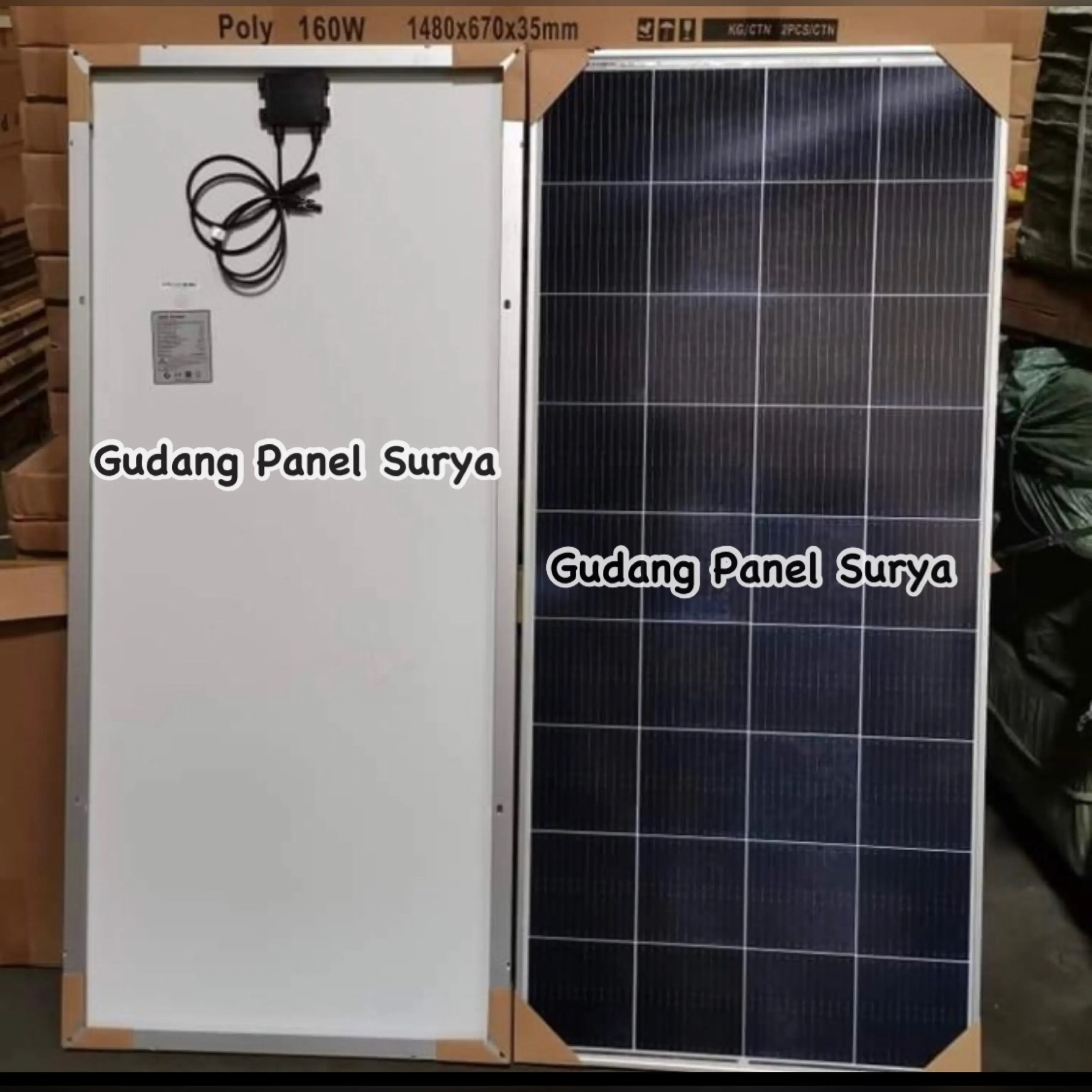 Solar Panel Surya Solarcell PV GH 160WP Poly 160wp Polycrystalline
