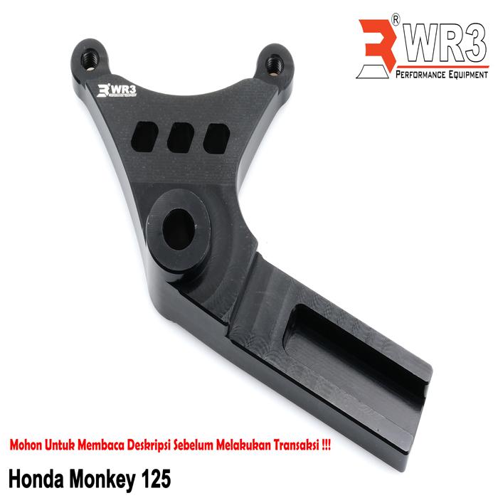 Gambar Breket Kaliper WR3 Belakang For Brembo 2P1P Monkey 125 - Hitam dari WR3 Kota Administrasi Jakarta Barat 3 Tokopedia