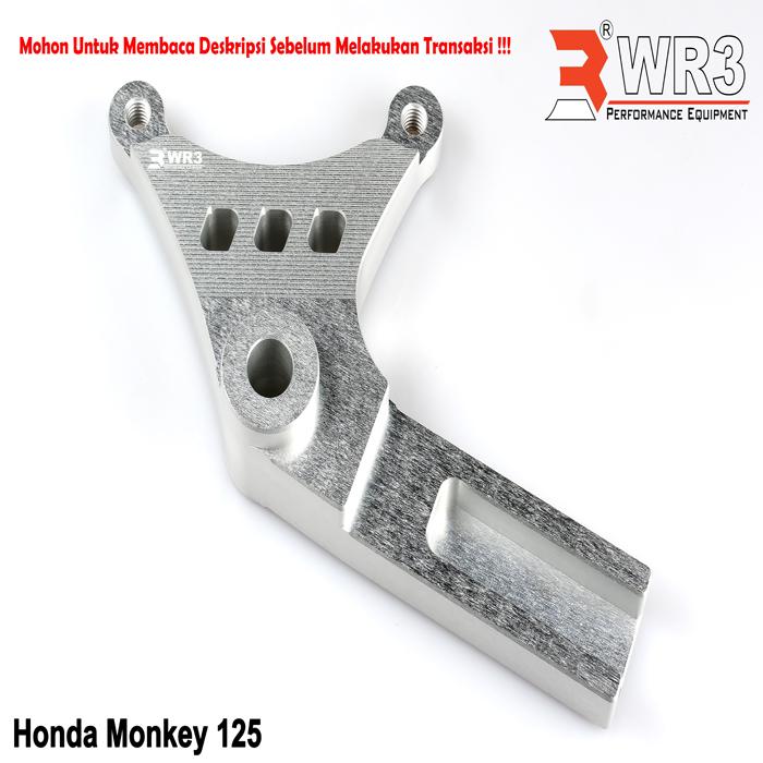 Gambar Breket Kaliper WR3 Belakang For Brembo 2P1P Monkey 125 - Hitam dari WR3 Kota Administrasi Jakarta Barat 4 Tokopedia