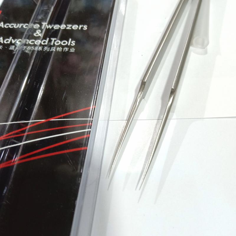 ACCURATE TWEEZERS & ADVANCED TOOLS / PINSET UJUNG LANCIP PANJANG 16CM 1