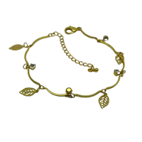 Gambar Gelang Wanita Lapis Emas 18K Rumbai Daun - Vee Bracelet dari Vee Jewelry Store Kota Bekasi 2 Tokopedia