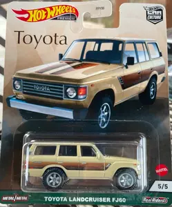 Hot Wheels TOYOTA LANDCRUISER FJ60 Tan Land Cruiser Car Culture Series