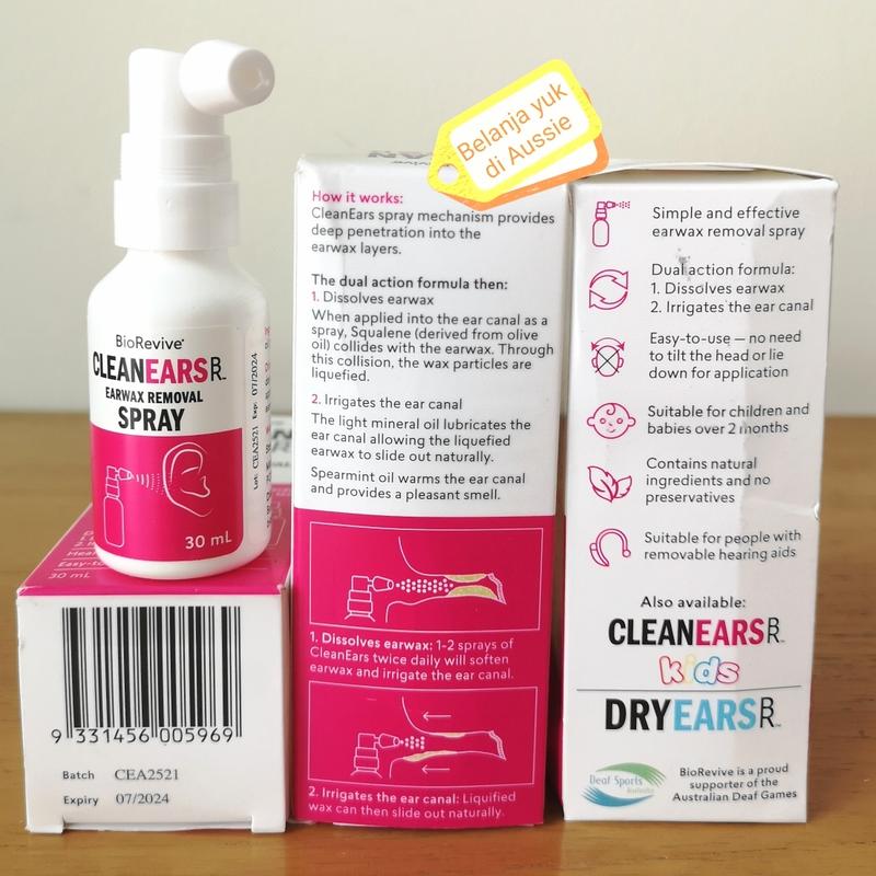 CLEAN EARS (Semprotan Pembersih Telinga) Earwax Removal Spray - 30 mL 2