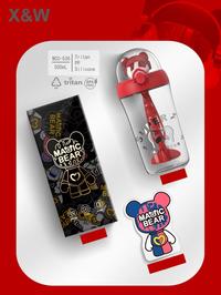 Gambar Botol Minum Anak Plastik Straw Magic Bear MCC536 500ML BPA FREE - Hitam dari Ollahomeliving Kota Bogor 5 Tokopedia