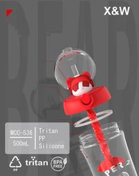 Gambar Botol Minum Anak Plastik Straw Magic Bear MCC536 500ML BPA FREE - Hitam dari Ollahomeliving Kota Bogor 2 Tokopedia