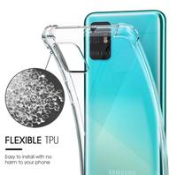 Gambar SAMSUNG GALAXY A71 A715 CRYSTAL CLEAR CRACK SOFT CASE SILICONE COVER - Clear dari Original Shop Nillkin Kota Administrasi Jakarta Pusat 2 Tokopedia