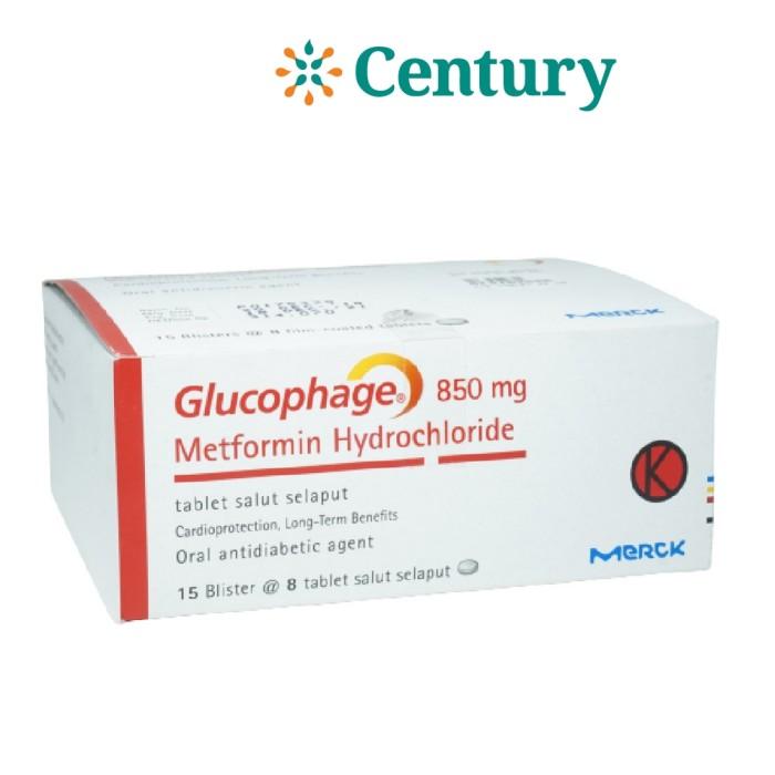 GLUCOPHAGE 850 MG STRIP 8 TABLET