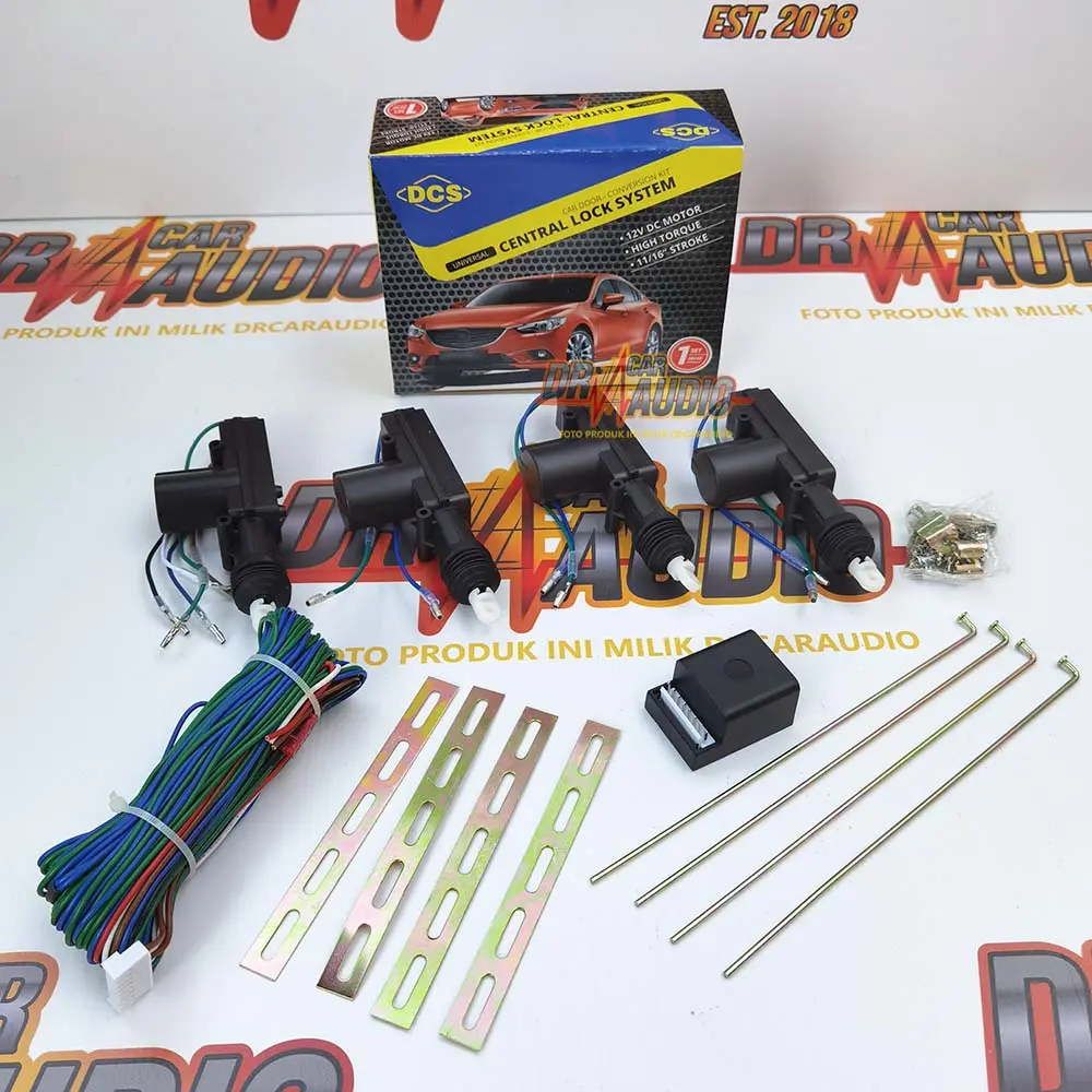 Central Lock Mobil DCS 1 Set 4 Pintu Kabel Kunci Sentral Otomatis