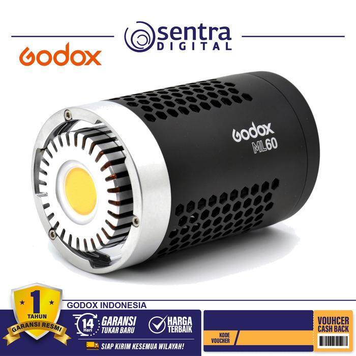Gambar Godox ML60 Portable Led Video Light - Godox ML 60 dari Sentra Digital Kota Surabaya Tokopedia