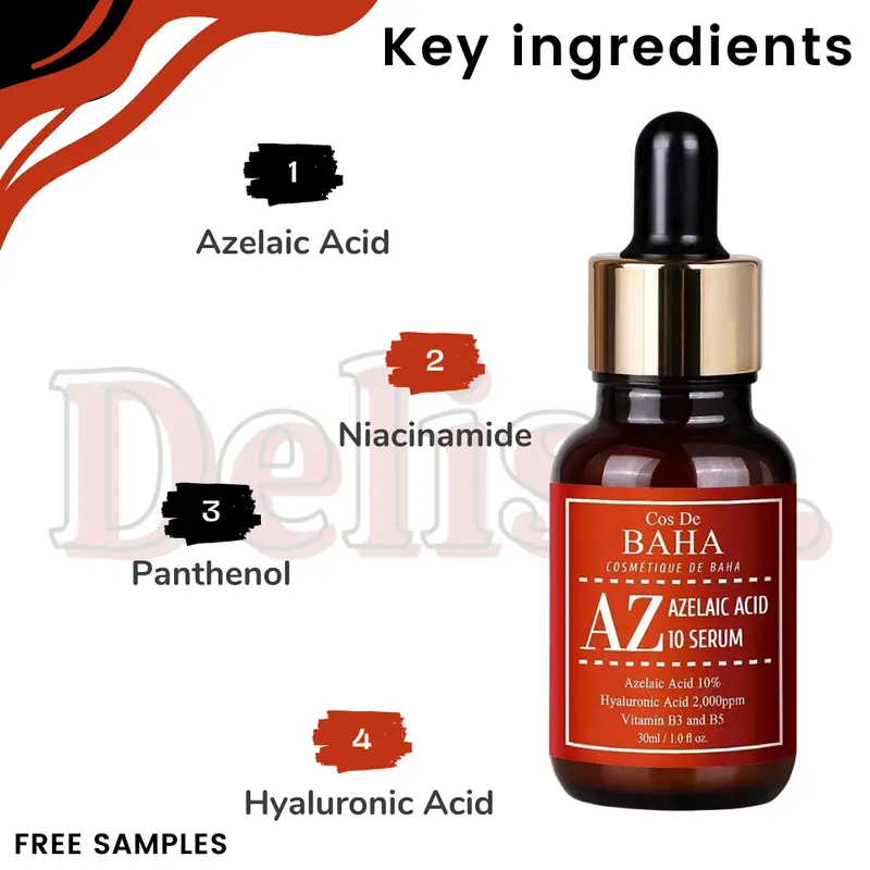 Cos De Baha azelaic acid 10% with niacinamide serum 30 ml 1