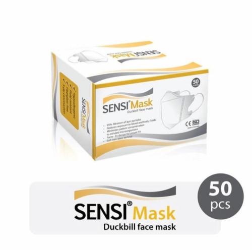 MASKER SENSI ORIGINAL ISI 50 PCS | DUCKBILL FACE MASK | KESEHATAN