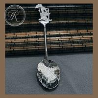 Gambar Sendok Teh Wayang Sinta silver dari toko perak kotagede silver Kota Yogyakarta 3 Tokopedia